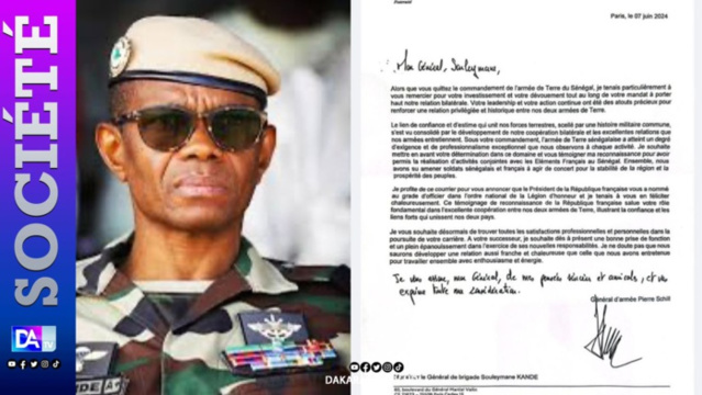 Officier dans la Légion d'honneur : Le Général Souleymane Kandé nommé par Macron Officier dans la Légion d'honneur : Le Général Souleymane Kandé nommé par Macron