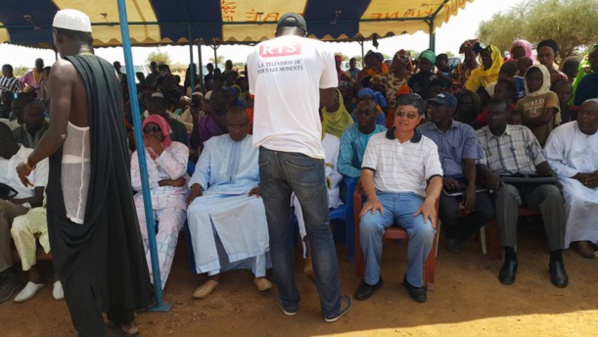 Programme d’Urgence de Développement communautaire (PUDC) le maire de la commune de Ogo Amadou Kane Réception le forage du village de THIAMBE
