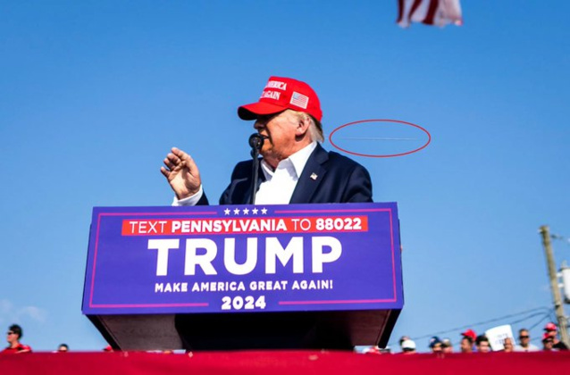 Donald Trump victime d’une tentative d’assassinat : l’incroyable photo du « New York Times » qui a capturé la trajectoire de la balle