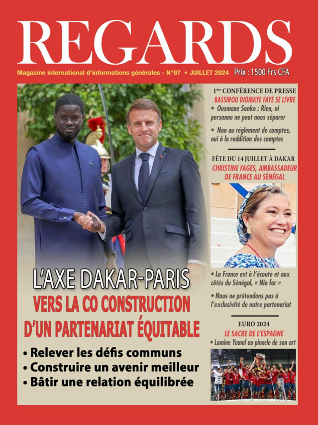 Réservez votre numéro spécial "Regards magazine" sur l'axe Dakar-Paris, vers la co construction d'un partenariat équitable.