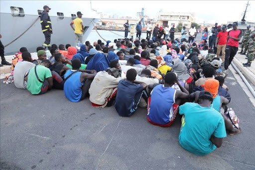 ÉMIGRATION IRRÉGULIÈRE | 57 MIGRANTS INTERPELLÉS À SAINT-LOUIS ÉMIGRATION IRRÉGULIÈRE | 57 MIGRANTS INTERPELLÉS À SAINT-LOUIS