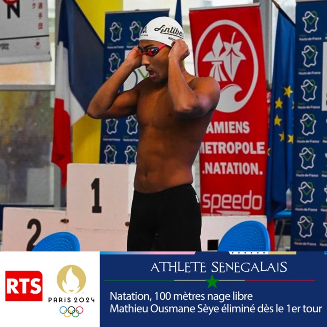 JO PARIS 2024 | MATTHIEU OUSMANE SEYE ÉLIMINÉ EN PRÉLIMINAIRES DU 100 M NAGE LIBRE JO PARIS 2024 | MATTHIEU OUSMANE SEYE ÉLIMINÉ EN PRÉLIMINAIRES DU 100 M NAGE LIBRE