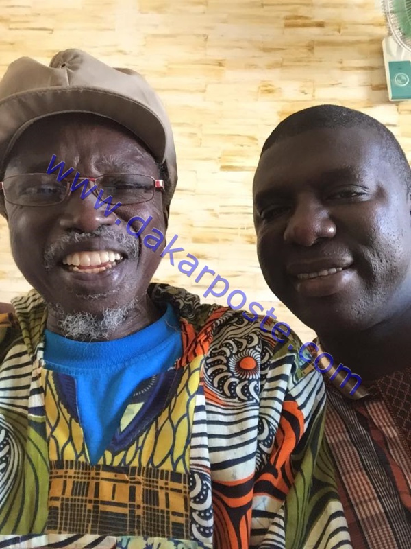 Moussa Ngom avec son ami Fallou Dieng bien portant avant son départ pour Londres Moussa Ngom avec son ami Fallou Dieng bien portant avant son départ pour Londres