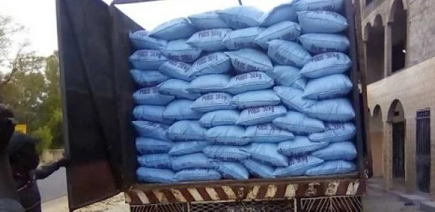 Kolda: 50 tonnes d’engrais subventionnés par l’État en route pour la Guinée saisies Kolda: 50 tonnes d’engrais subventionnés par l’État en route pour la Guinée saisies