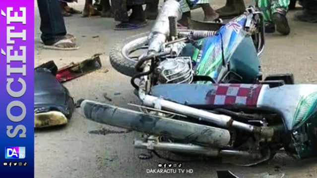Mboro / Collision entre une moto Jakarta et un véhicule : 1 mort et des blessés dénombrés Mboro / Collision entre une moto Jakarta et un véhicule : 1 mort et des blessés dénombrés
