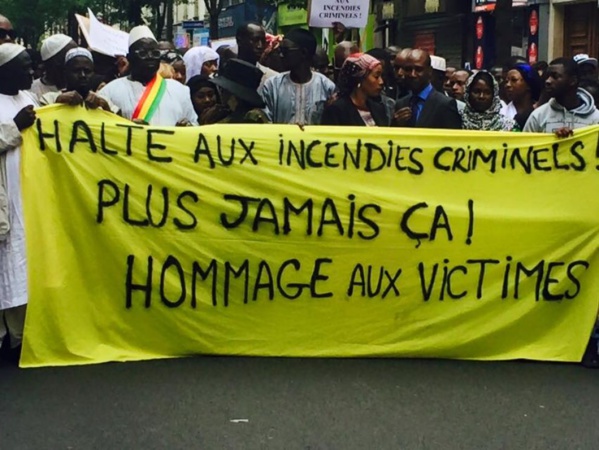 Incendie de la rue Myrha: Les sénégalais de France marchent à la mémoire des victimes
