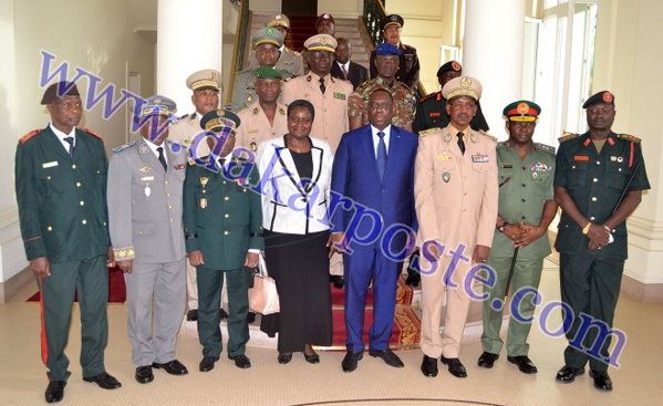 Audience Chef d'Etat major des armées de la CEDEAO Audience Chef d'Etat major des armées de la CEDEAO