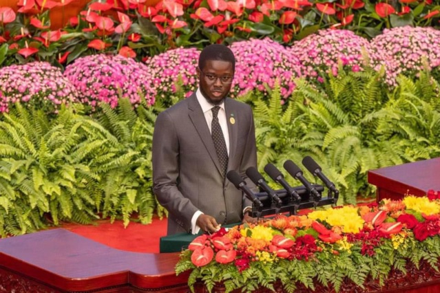 CEREMONIE D’OUVERTURE DU 4ème SOMMET DU FORUM SINO-AFRICAIN (FOCAC)- VOICI L'INTÉGRALITÉ DU DISCOURS DU PRÉSIDENT BASSIROU DIOMAYE DIAKHAR FAYE CEREMONIE D’OUVERTURE DU 4ème SOMMET DU FORUM SINO-AFRICAIN (FOCAC)- VOICI L'INTÉGRALITÉ DU DISCOURS DU PRÉSIDENT BASSIROU DIOMAYE DIAKHAR FAYE