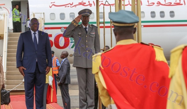 Arrivée de Macky Sall à Ouagadougou