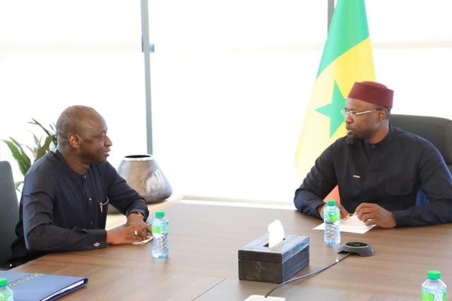 Le Vice-président du Groupe de la Banque mondiale, Ousmane DIAGANA, reçu par le premier ministre Ousmane Sonko Le Vice-président du Groupe de la Banque mondiale, Ousmane DIAGANA, reçu par le premier ministre Ousmane Sonko