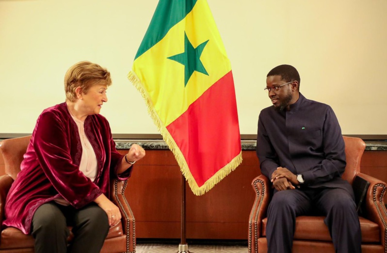 Le Pr Diomaye Faye reçoit la Directrice Générale du Fonds monétaire international (FMI),Mme Kristalina Georgieva Le Pr Diomaye Faye reçoit la Directrice Générale du Fonds monétaire international (FMI),Mme Kristalina Georgieva