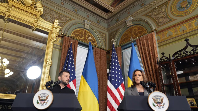Pour Kamala Harris, l'Ukraine ne doit pas céder de territoire pour parvenir à la paix Pour Kamala Harris, l'Ukraine ne doit pas céder de territoire pour parvenir à la paix