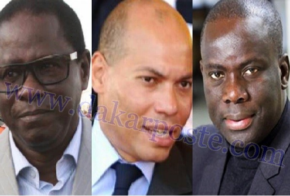 EXCLUSIF DAKARPOSTE!   Malick Gackou et Pape Diop rendent visite à Karim Wade