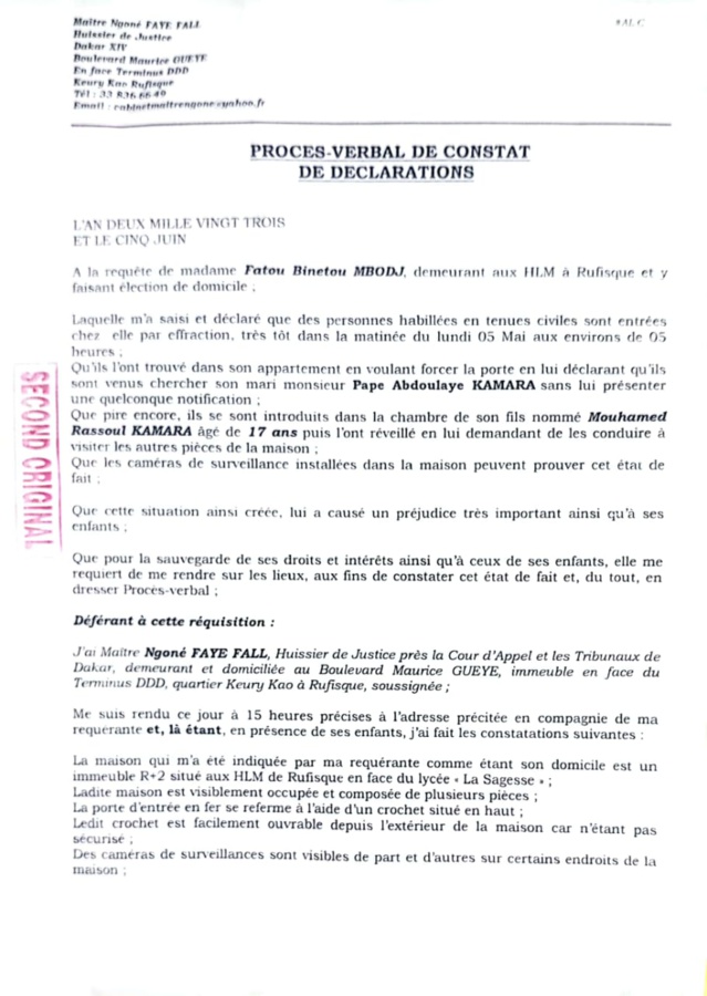 Suite et pas fin de cette prise de bec entre Macky, sa dame et une militante de Pastef- Pourquoi Aïcha Camara garde  une dent contre l'ex président de la République