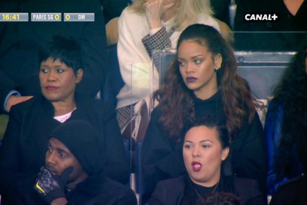 PSG-OM: Rihanna au Parc des Princes PSG-OM: Rihanna au Parc des Princes