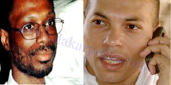 EXCLUSIF DAKARPOSTE! Karim Wade recoit le Sg du MFDC Jean  Marie Francois Biagui et Aida Mbodj