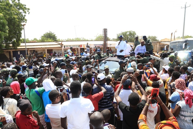 Caravane Pastef à l'état de Tataguine et Fatick- Ousmane Sonko accueilli comme un ...roi ! Caravane Pastef à l'état de Tataguine et Fatick- Ousmane Sonko accueilli comme un ...roi !