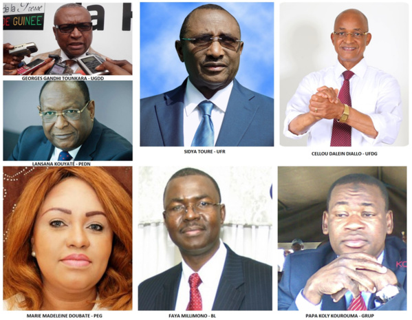 Les 7 Candidats de l'Opposition, réunis autour de Cellou Dalein Diallo, exigent l'annulation du scrutin et dénoncent la fraude massive (Communiqué) Les 7 Candidats de l'Opposition, réunis autour de Cellou Dalein Diallo, exigent l'annulation du scrutin et dénoncent la fraude massive (Communiqué)