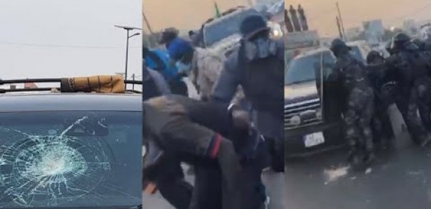 Caravane de Sonko attaquée à Koungheul : Malick Gakou parmi les blessés ; un pick-up de Takku Wallu vandalisé Caravane de Sonko attaquée à Koungheul : Malick Gakou parmi les blessés ; un pick-up de Takku Wallu vandalisé