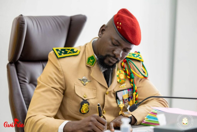 Guinée: le chef de la junte élevé au grade de général d’armée Guinée: le chef de la junte élevé au grade de général d’armée