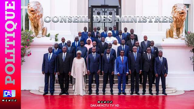 Le communiqué du Conseil des ministres Le communiqué du Conseil des ministres