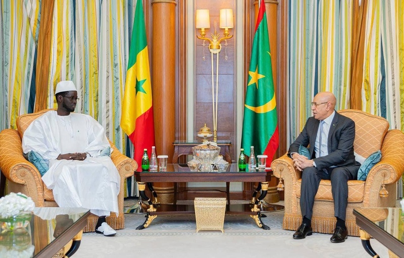 Rencontre- Le président Bassirou Diomaye s'est entretenu avec son homologue Mauritanien, Mohamed Ould Cheikh El Ghazouani Rencontre- Le président Bassirou Diomaye s'est entretenu avec son homologue Mauritanien, Mohamed Ould Cheikh El Ghazouani