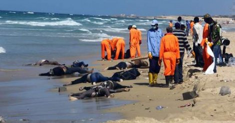 Vingt-neuf corps sans vie de présumés migrants clandestins trouvés sur le littoral libyen Vingt-neuf corps sans vie de présumés migrants clandestins trouvés sur le littoral libyen