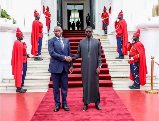 Le Président de la République gabonaise reçu par le chef de l'Etat, Bassirou Diomaye Faye Le Président de la République gabonaise reçu par le chef de l'Etat, Bassirou Diomaye Faye