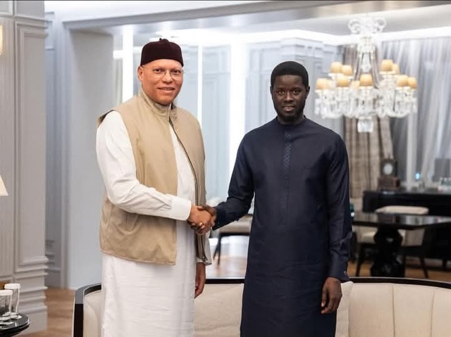 Karim Wade reçu par  le Président Bassirou Diomaye Faye 