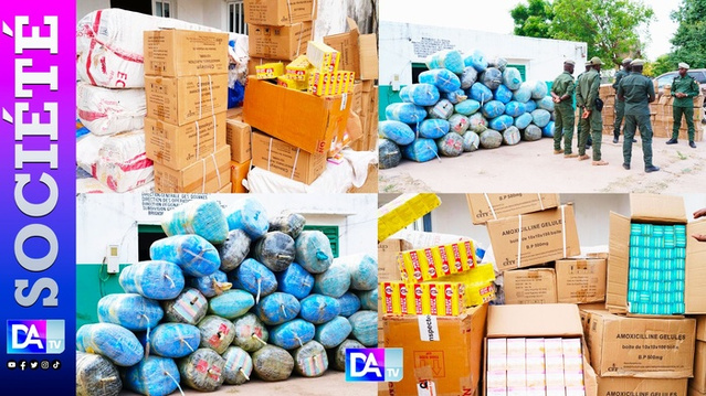 Douanes – Trafic de produits prohibés en haute mer : saisie d’importantes quantités de chanvre indien et de faux médicaments d'une contrevaleur de plus de 103 millions FCFA