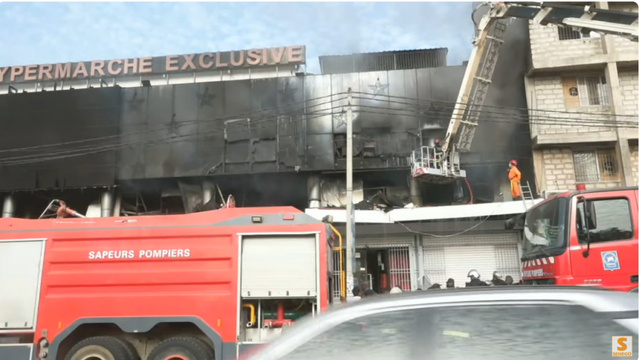 Incendie au Marché Exclusive de Yoff, dégâts considérables…