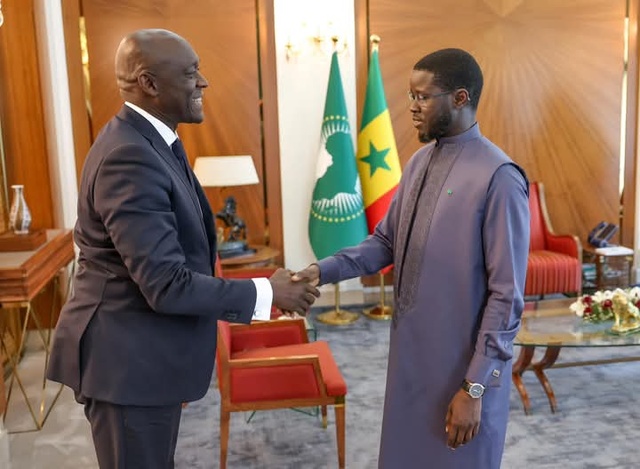 Makhtar Diop reçu par le président Bassirou Diomaye Faye 