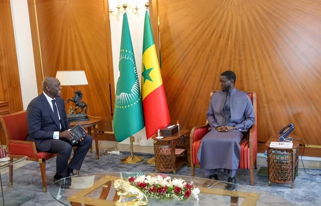 Makhtar Diop reçu par le président Bassirou Diomaye Faye 