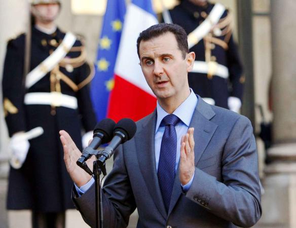 Bachar Al-Assad "La France a connu hier ce que nous vivons en Syrie depuis 5 ans"