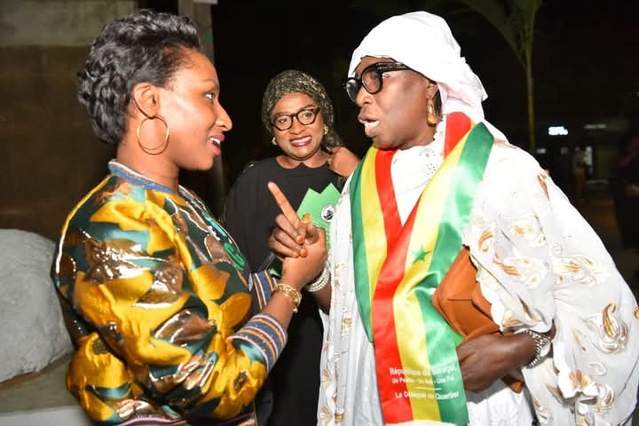 COMMUNE DE MERMOZ SACRÉ CŒUR - Le maire , Alioune Tall, inaugure la "Place Lamine Diack"