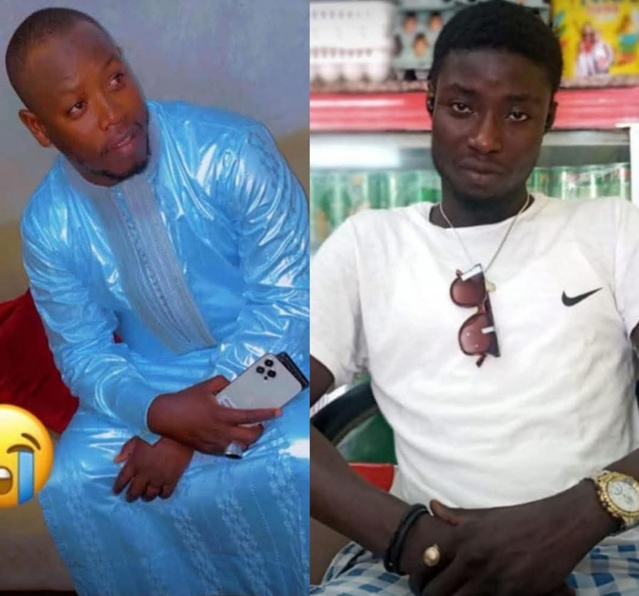 Ibou Soce en bleue, son présumé bourreau à côté Ibou Soce en bleue, son présumé bourreau à côté