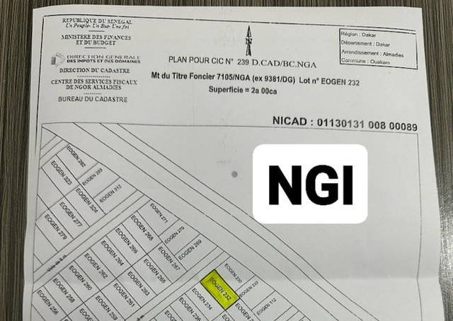 Annulation des attributions des terrains de Eogen 1 et Eogen 2 : Des hauts gradés de l'armée et d'autres bénéficiaires, dans la tourmente Annulation des attributions des terrains de Eogen 1 et Eogen 2 : Des hauts gradés de l'armée et d'autres bénéficiaires, dans la tourmente