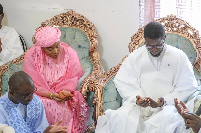 Le couple présidentiel baptise son bébé au nom de la maman de Ousmane Sonko