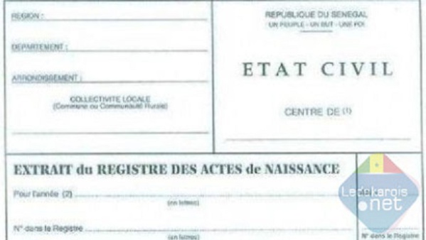 Scandale à la mairie de Louga  Des faux extraits de naissance délivrés à des Syriens, Jordaniens et Marocains Scandale à la mairie de Louga  Des faux extraits de naissance délivrés à des Syriens, Jordaniens et Marocains