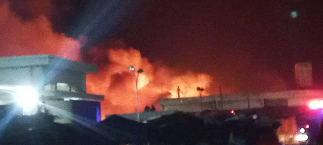Kaolack en flammes : Un blessé et plusieurs dégâts au marché central au poisson