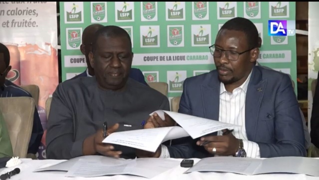 Ligue 1 : La LSFP et Carabao ensemble pour renforcer le football sénégalais. Ligue 1 : La LSFP et Carabao ensemble pour renforcer le football sénégalais.