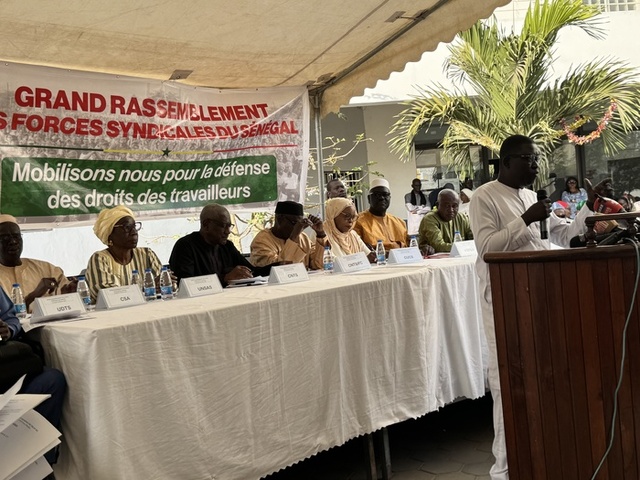 Grand rassemblement des forces syndicales : Les travailleurs du Sénégal ouvrent la foire à problèmes Grand rassemblement des forces syndicales : Les travailleurs du Sénégal ouvrent la foire à problèmes