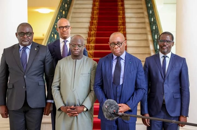 Le  chef de l’État  a reçu  le président de la Banque ouest-africaine de développement (BOAD)