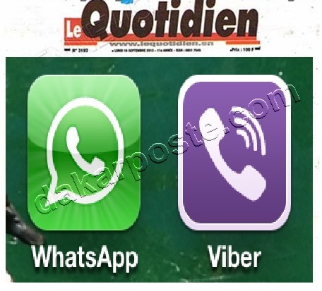 Mise au point de l’ARTP à la suite d’un article paru  dans le journal « Le quotidien » du Samedi 26   Décembre 2015 sur les applications Skype, Viber et   Whatsapp Mise au point de l’ARTP à la suite d’un article paru  dans le journal « Le quotidien » du Samedi 26   Décembre 2015 sur les applications Skype, Viber et   Whatsapp