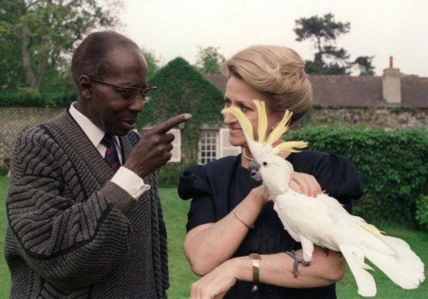 Souvenir : Feu Léopold Sédar Senghor en compagnie de son épouse Collette dans leur résidence en Normandie