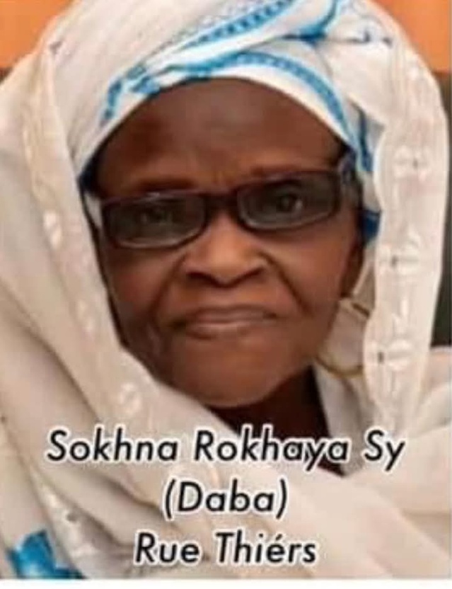 Nécrologie- Sokhna Rokhaya Sy bint Serigne Babacar Sy rappelée à Dieu Nécrologie- Sokhna Rokhaya Sy bint Serigne Babacar Sy rappelée à Dieu