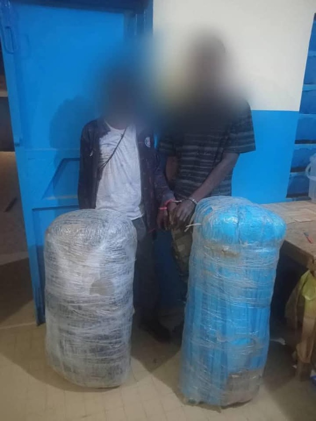 Baba garage: Arrestation de deux trafiquants de chanvre indien