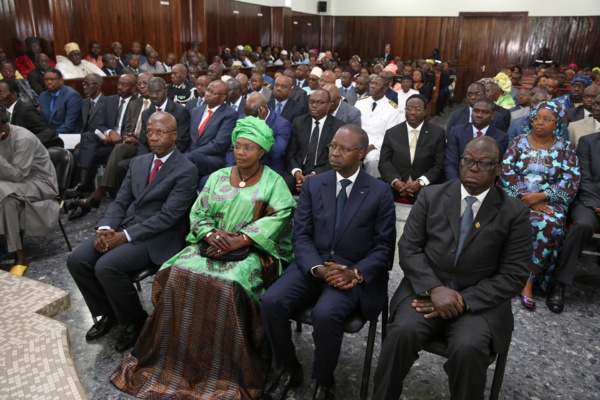 Une capture des autorités qui ont rehaussé de leur présence la cérémonie dite de la rentrée des cours et tribunaux Une capture des autorités qui ont rehaussé de leur présence la cérémonie dite de la rentrée des cours et tribunaux