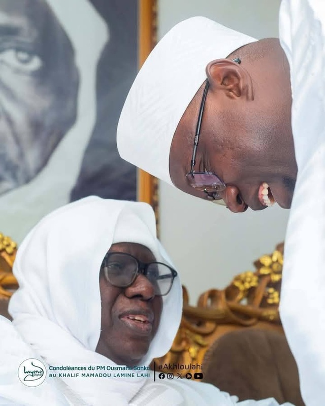 Le Pm,  Ousmane Sonko,  à Yoff pour présenter ses condoléances Le Pm,  Ousmane Sonko,  à Yoff pour présenter ses condoléances