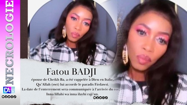 Nécrologie : Décès de la femme de Cheikh Tidiane Ba, de « La Sénégalaise de l’Imprimerie » Nécrologie : Décès de la femme de Cheikh Tidiane Ba, de « La Sénégalaise de l’Imprimerie »